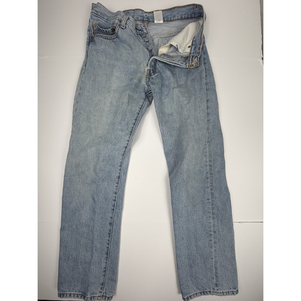 Levi's 501 XX Jeans Men's 33x32 Light Wash Straight Leg Button Fly Denim Pants - Picture 1 of 7